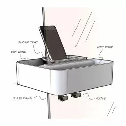 Tiger 2-Store Clip On Dusjkurv -Varme og inneklima Salgsbutikk coram tiger dusjkurv 1500310146 miljobilde 2 tilpasset comfort