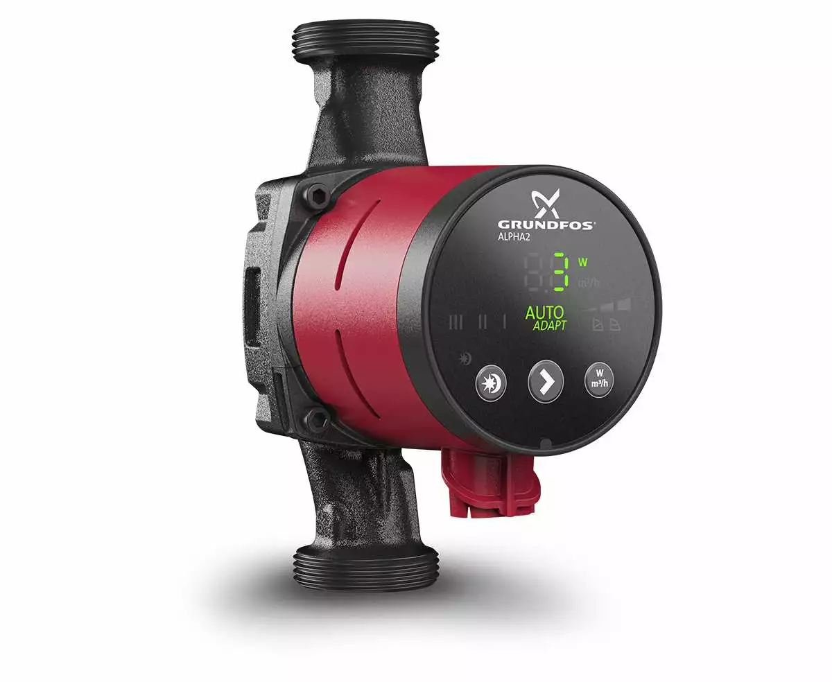 Grundfos Alpha2 25-80 180 Sirkulasjonspumpe 3 Grundfos Alpha2 25-80 180 Sirkulasjonspumpe