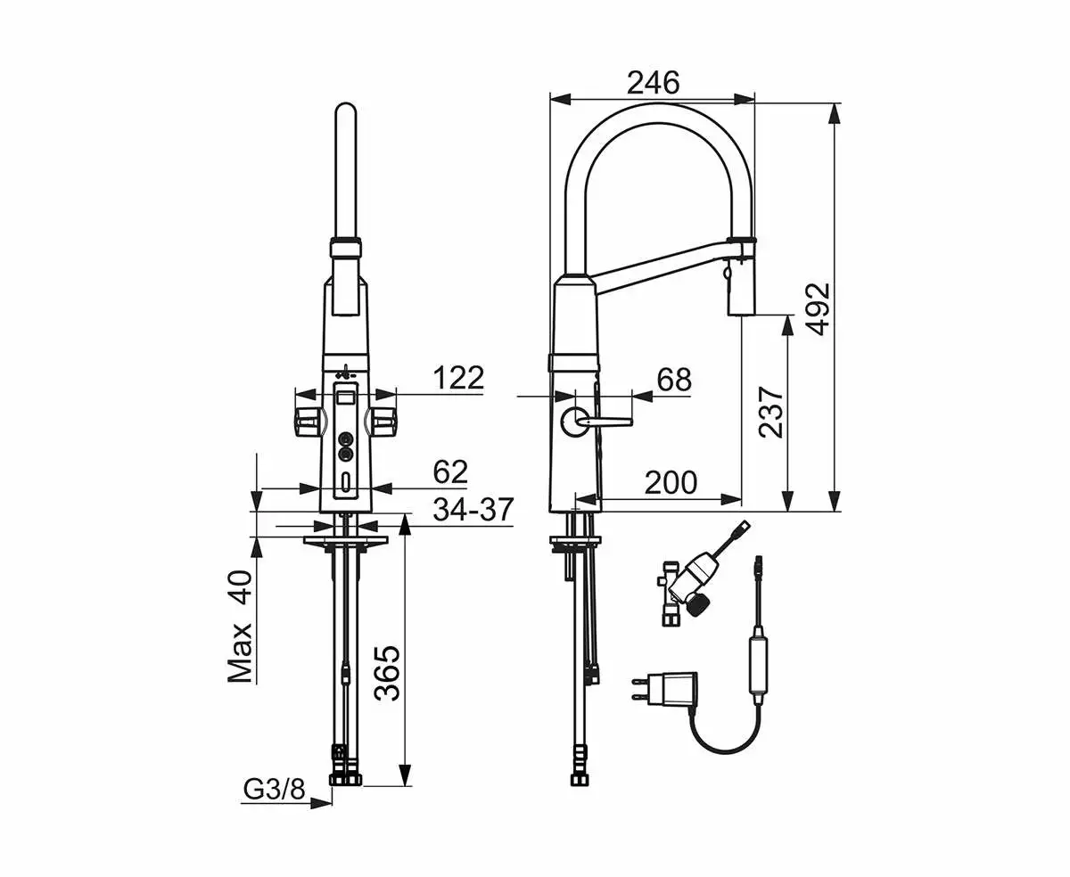 Oras Optima Kjøkkenkran 7 Oras Optima Kjøkkenkran - Bilde 5