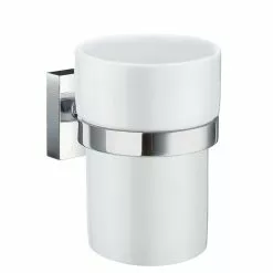 Smedbo HOUSE Holder M/tannglass