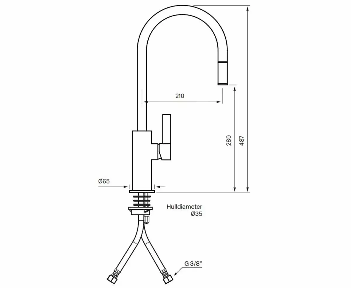 Tapwell ARM185 Kjøkkenkran 4 Tapwell ARM185 Kjøkkenkran - Bilde 2