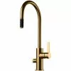 Tapwell ARM885 Kjøkkenkran -Varme og inneklima Salgsbutikk tapwell arm885 brushed honey gold kjokkenkran 9424287 produktbilde tilpasset comfort