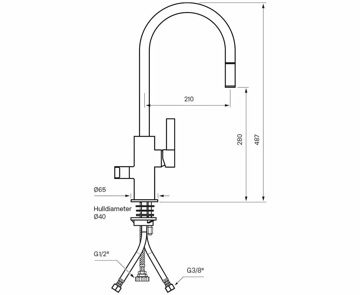 Tapwell ARM885 Kjøkkenkran 4 Tapwell ARM885 Kjøkkenkran - Bilde 2
