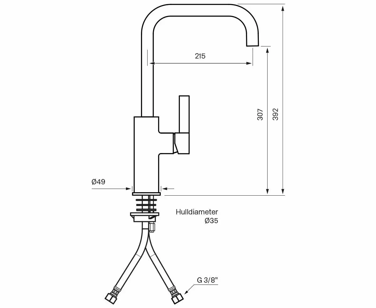 Tapwell ARM980 Kjøkkenkran 4 Tapwell ARM980 Kjøkkenkran - Bilde 2