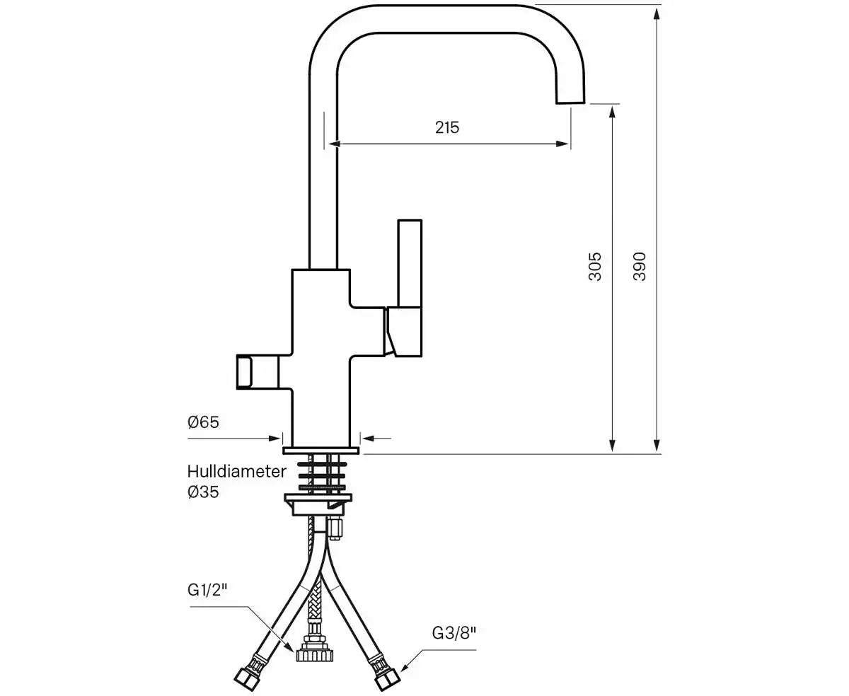 Tapwell ARM984 Kjøkkenkran 4 Tapwell ARM984 Kjøkkenkran - Bilde 2
