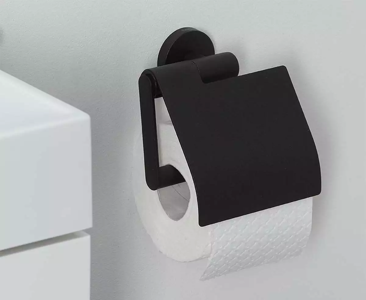 Tiger Boston Toalettrullholder M/lokk 4 Tiger Boston Toalettrullholder M/lokk - Bilde 2